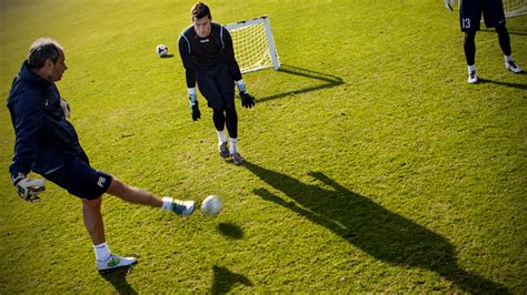 Csoportos kapusedzés