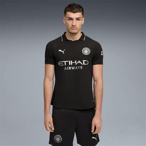 Manchester City Puma sportdzseki, részletfotó