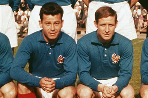Just Fontaine és Raymond Kopa a francia válogatottban az 1958-as világbajnokságon