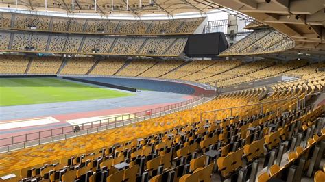 A Harimau Malaya szurkolók a Bukit Jalil Nemzeti Stadionban