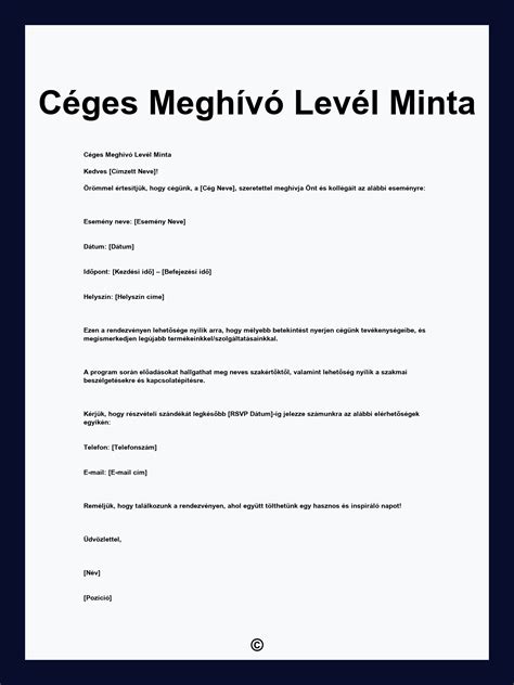 Meghívó minta labdarúgó tornára
