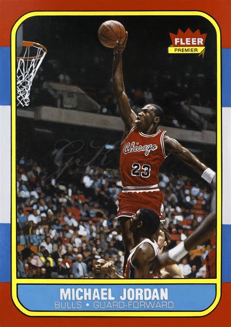 Michael Jordan 1986 Fleer rookie kártya