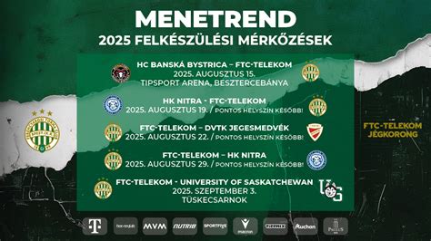 A férfi jégkorongcsapat felkészülési menetrendje