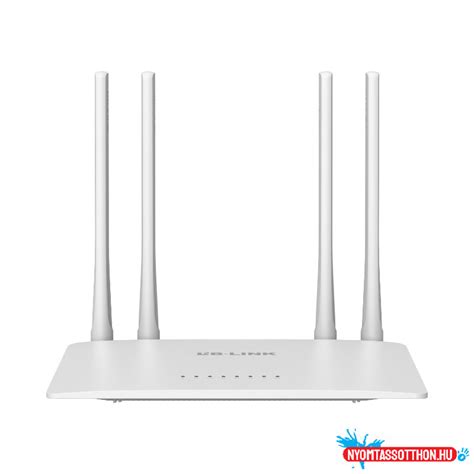 Kétsávos Wi-Fi router antennákkal
