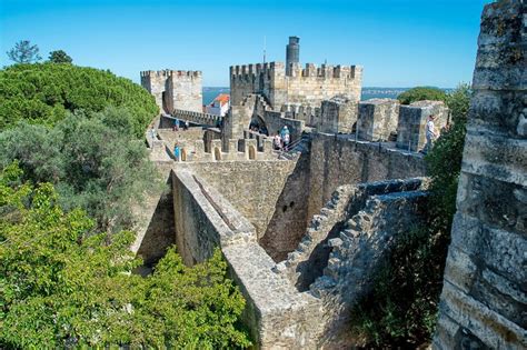 Lisszabon panorámája a Castelo de São Jorge-ról