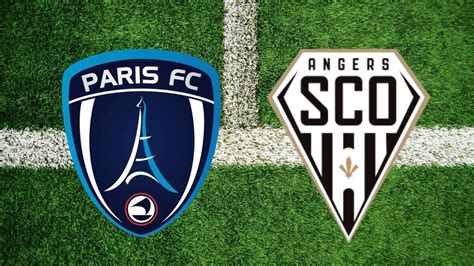 Angers SCO és Paris FC csapatlogók és stadionképek összehasonlítása