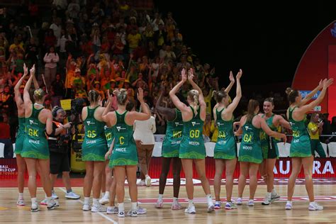 Netball játék Ausztráliában