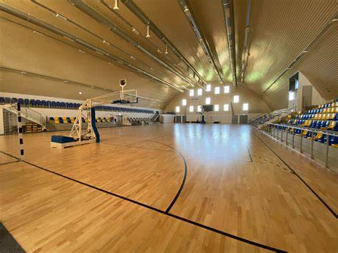 Futsal mérkőzés Kistarcsán, beltéri sportcsarnok