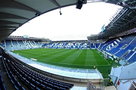Atalanta stadion látképe