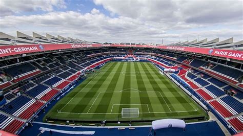 A Parc des Princes stadion látképe