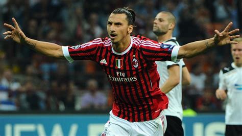 Zlatan Ibrahimović az AC Milan mezében