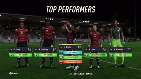 FIFA Pro Clubs mérkőzés pillanat, intenzív csapatjáték