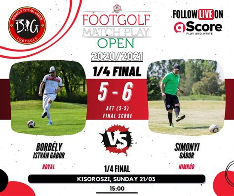 Footgolf pálya és játékosok