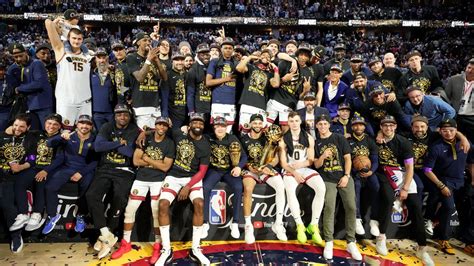 Denver Nuggets ünnepli az NBA bajnoki címet