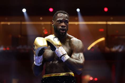 Deontay Wilder edzésen