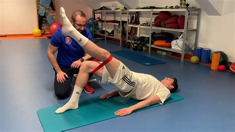 Térdsérülés utáni rehabilitációs gyakorlat