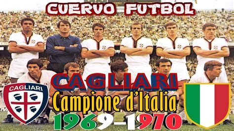 Cagliari csapatkép az 1969-70-es bajnoki címmel