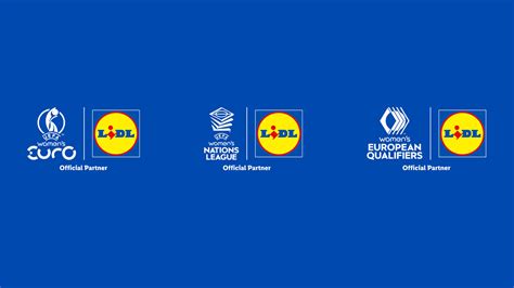 Lidl és UEFA partnerség logója