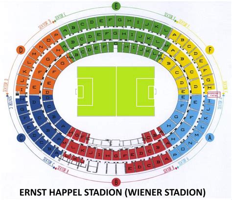 Bécs tömegközlekedési térképének kivágata az Ernst Happel Stadion környékéről