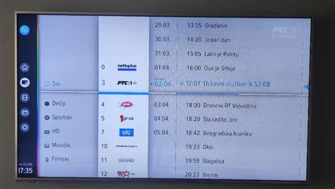 Sportközvetítések ikonjai különböző TV csatornákkal