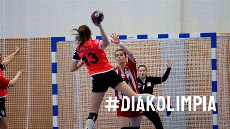 Lány kézilabda mérkőzés diákolimpia döntő