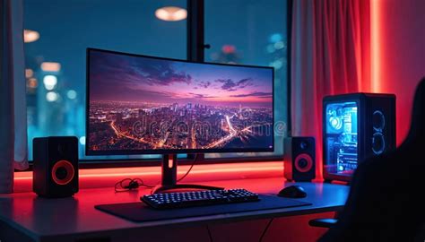 modern gamer pc setup