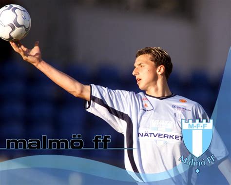 Zlatan Ibrahimovic fiatalon a Malmö FF mezében