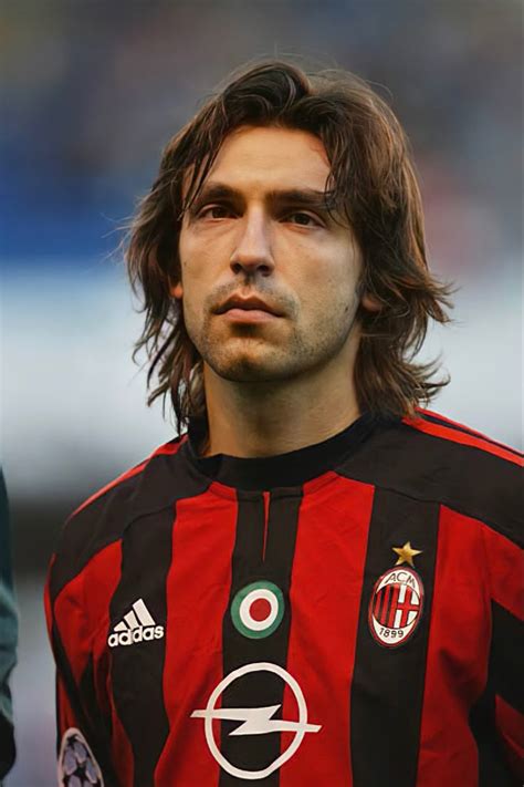 Andrea Pirlo, olasz labdarúgó portréja