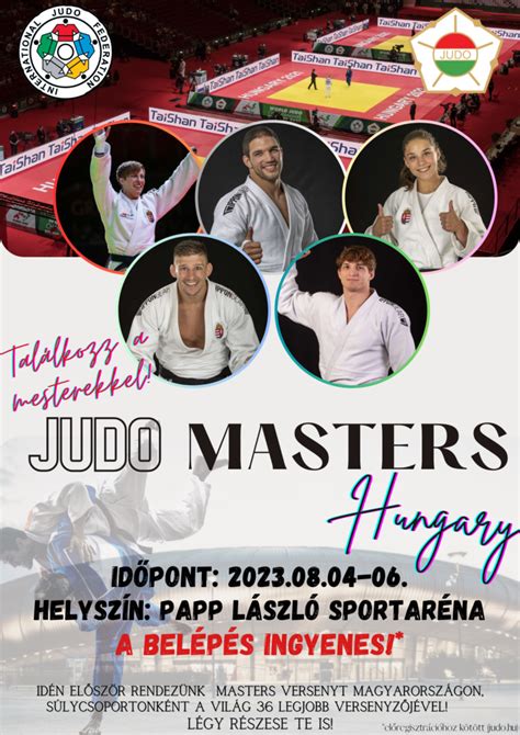 Judo világbajnokság logója és a Papp László Budapest Sportaréna