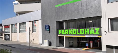 Székesfehérvár Belváros Parkolóház külső nézet