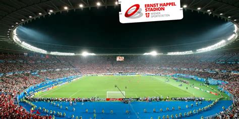 Az Ernst-Happel-Stadion látképe