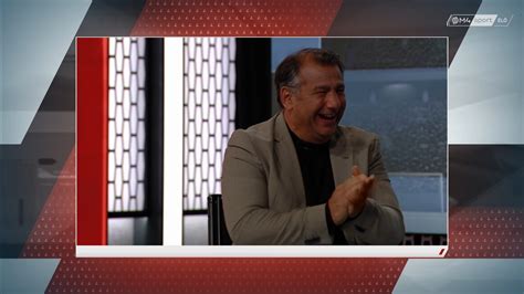 Rosta István szakkommentátorként az M4 Sport stúdiójában