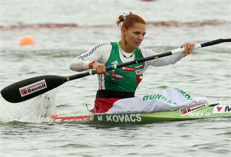 Kovács Kati, az MTK sikeres kajakozója