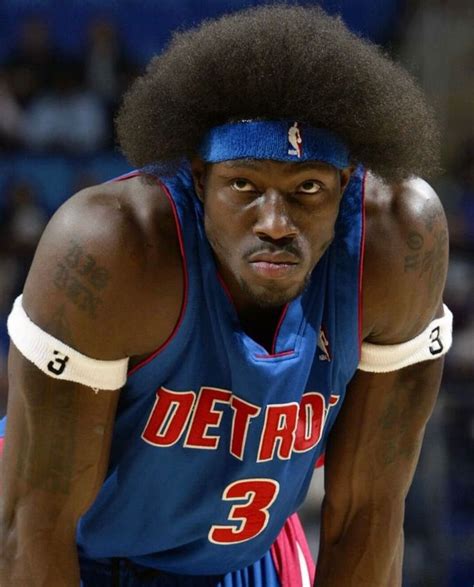 Ben Wallace portréja a Detroit Pistons mezében