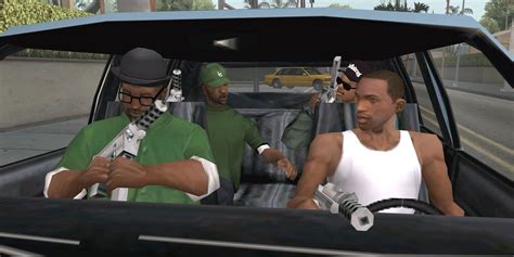 A Grand Theft Auto San Andreasban CJ és egy barátnője randevúznak