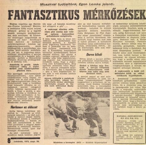 Kanadai és szovjet jégkorongozók közötti ikonikus rivalizálás