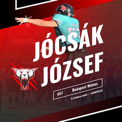 A Budapest Wolves amerikai futball csapatának logója