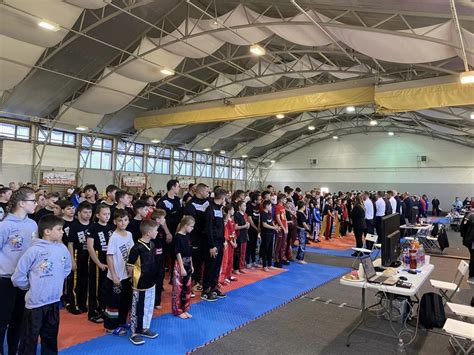 Kick-box verseny hangulat