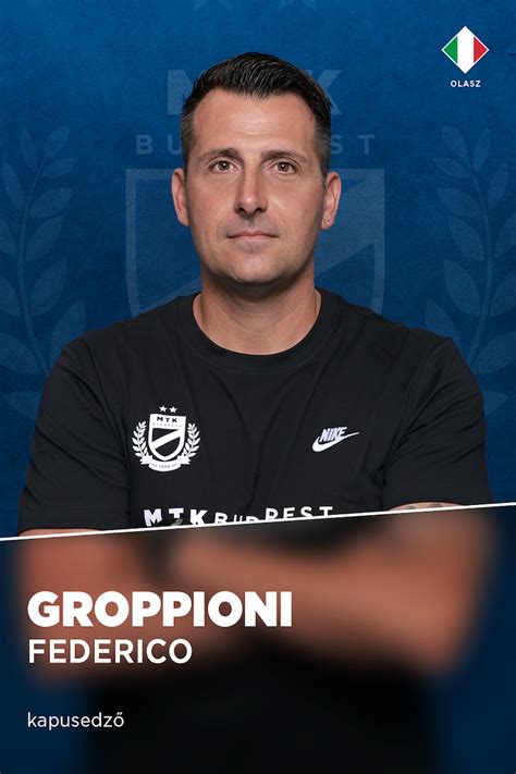 Federico Groppioni az MTK mezében
