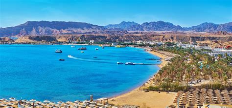 Sharm El Sheikh tengerparti panoráma