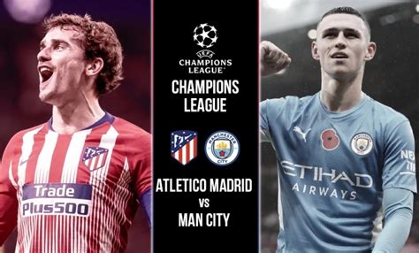 Man City - Atletico Madrid Bajnokok Ligája mérkőzés