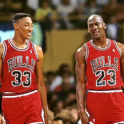 Michael Jordan és Scottie Pippen a pályán