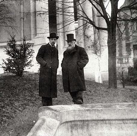 Rainer Maria Rilke Auguste Rodin szobrával