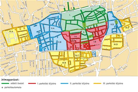Bécs parkolási zónák térképe