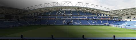 American Express Stadium légifotója naplementekor