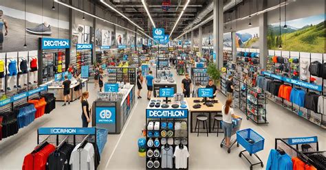 A Decathlon üzletlánc fejlődését bemutató infografika
