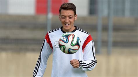 Mesut Özil ünnepli gólját a német válogatottban a 2014-es világbajnokságon