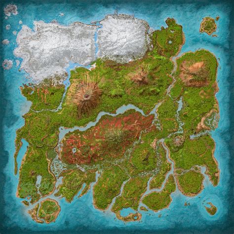 ARK: Survival Evolved térkép - The Island