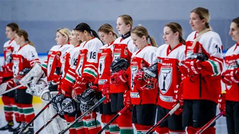 Női U18 jégkorong-válogatott mérkőzés pillanatképe