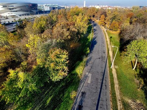 A Népliget parkjának látképe